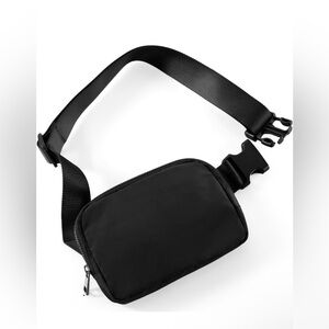 Black Belt or Crossbody Bag